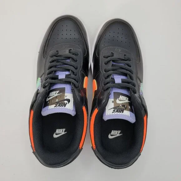 Nike Air Force 1 Shadow SE Pixel Swoosh Women Shoes Black CV8480-001 US Size 7.5 - Picture 5 of 8